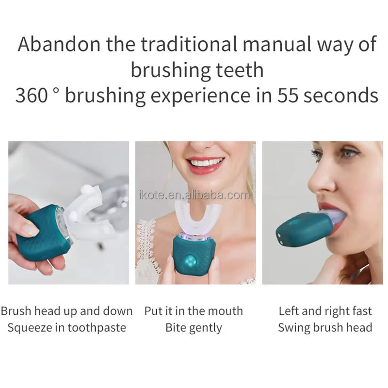 U - Shaped toothbrush head for Duntly Sonic Pro: 360° Deep Clean