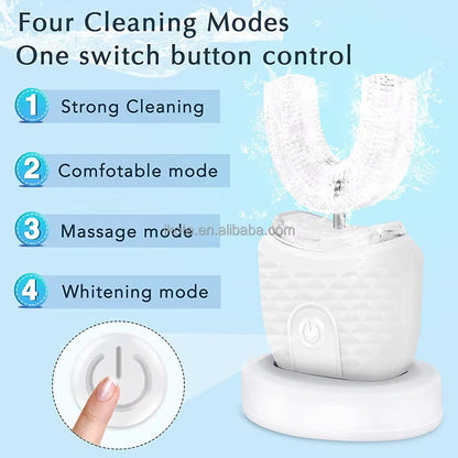 U - Shaped toothbrush head for Duntly Sonic Pro: 360° Deep Clean