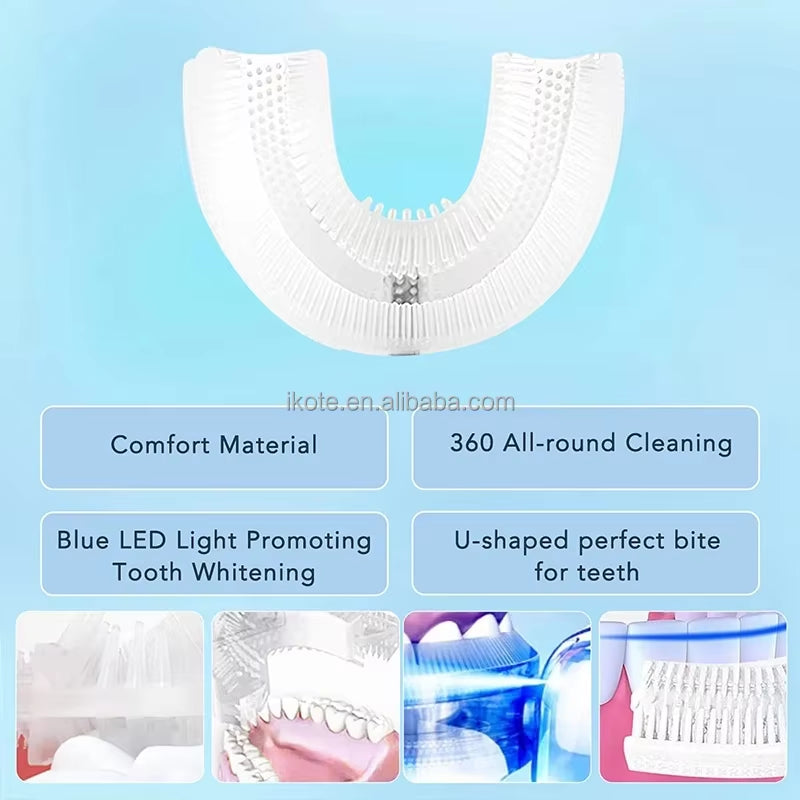 U - Shaped toothbrush head for Duntly Sonic Pro: 360° Deep Clean