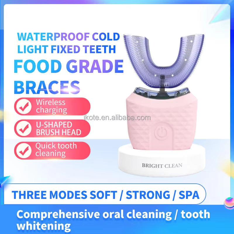 U - Shaped toothbrush head for Duntly Sonic Pro: 360° Deep Clean